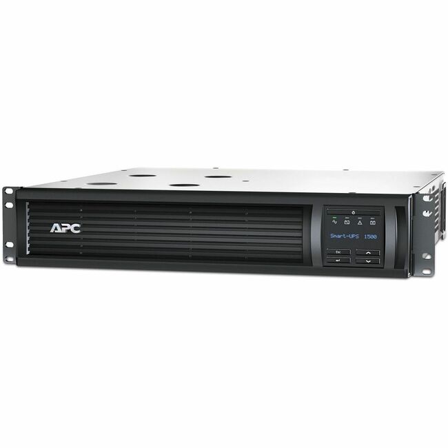 APC by Schneider Electric SMT1500RM2UCNC APC Smart-UPS, Line Interactive, 1500VA, Rackmount 2U, 120V, 6x NEMA 5-15R outlets, SmartConnect Port+Network Card, AVR, LCD