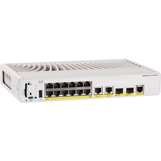 Cisco C9200CX-12P-2X2G-E Catalyst C9200CX-12P-2X2G Conmutador Ethernet
