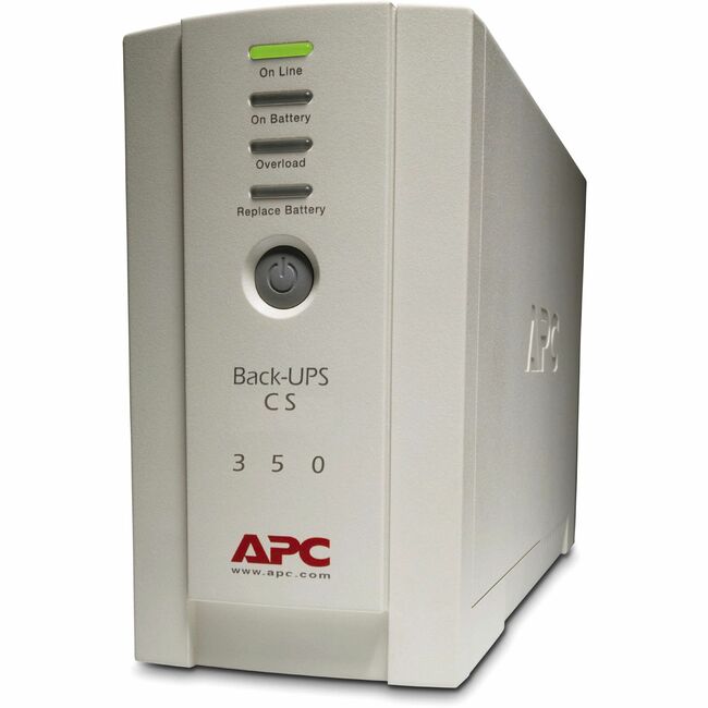 APC by Schneider Electric BK350 APC Back-UPS CS 350VA, 120V, 6 salidas NEMA (4 supresor)