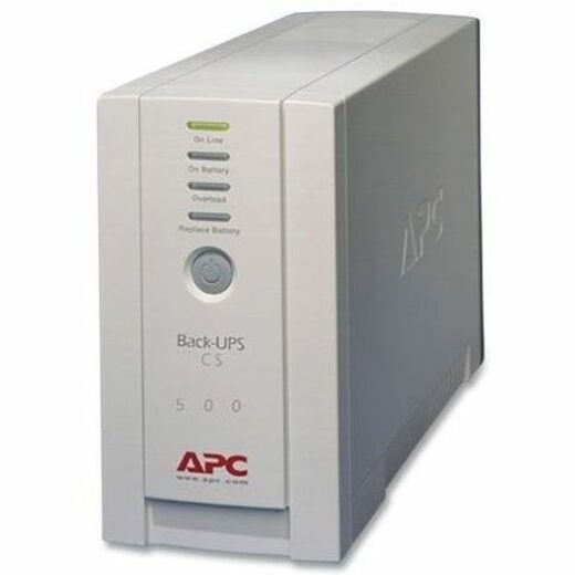 APC by Schneider Electric BK500 APC Back-UPS CS 500VA, 120V, beige, 6 salidas NEMA (3 protegidas contra sobretensión)