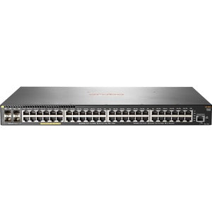 HPE Aruba JL558A Switch 2930F 48G PoE+ 4SFP+ 740 W - 48 puertos - Administrable - Compatible con 3 capas - Modular - Consumo de energía de 980 W - Par trenzado, Fibra óptica - Montaje en rack