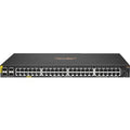 HPE Aruba R8N85A Switch 6000 Class4 PoE 4SFP 370W - 48 puertos - Administrable - Gigabit Ethernet - 10/100/1000Base-T - Compatible con 3 capas - Modular - 4 ranuras SFP - 45 W Consumo de energía - 370 W PoE Budget - Par trenzado, fibra óptica - 1U de alto