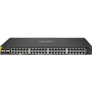 HPE Aruba R8N85A Switch 6000 Class4 PoE 4SFP 370W - 48 puertos - Administrable - Gigabit Ethernet - 10/100/1000Base-T - Compatible con 3 capas - Modular - 4 ranuras SFP - 45 W Consumo de energía - 370 W PoE Budget - Par trenzado, fibra óptica - 1U de alto