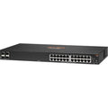 HPE Aruba R8N88A Switch 24G 4SFP - 24 puertos - Administrable - Gigabit Ethernet - 10/100/1000Base-T, 100/1000Base-X - Compatible con 3 capas - Modular - 2 ranuras SFP - Consumo de energía 33 W - Par trenzado, fibra óptica - Puertos PoE - 1U de altura