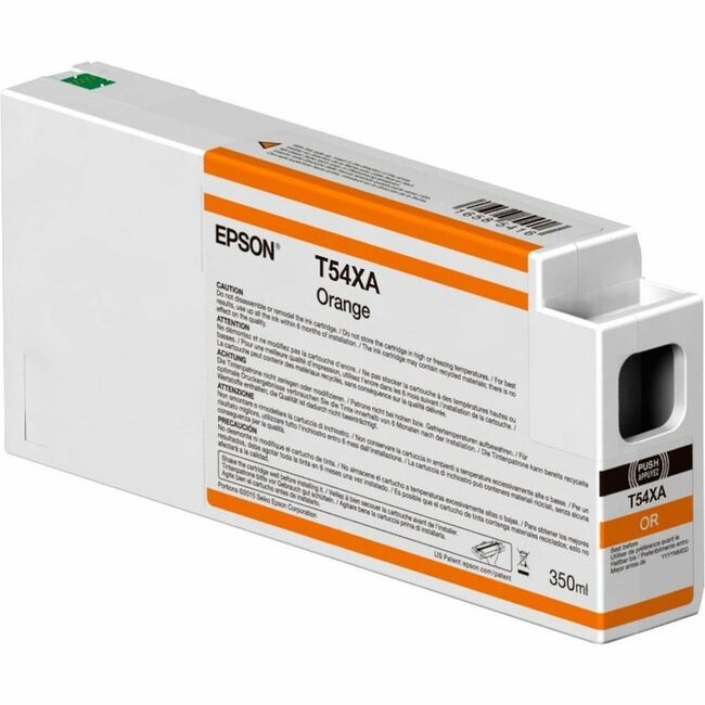 Epson T54XA00 Cartucho de Tinta Original Epson UltraChrome HDX/HD T54XA00 - Paquete Individual - Naranja - 1 Paquete