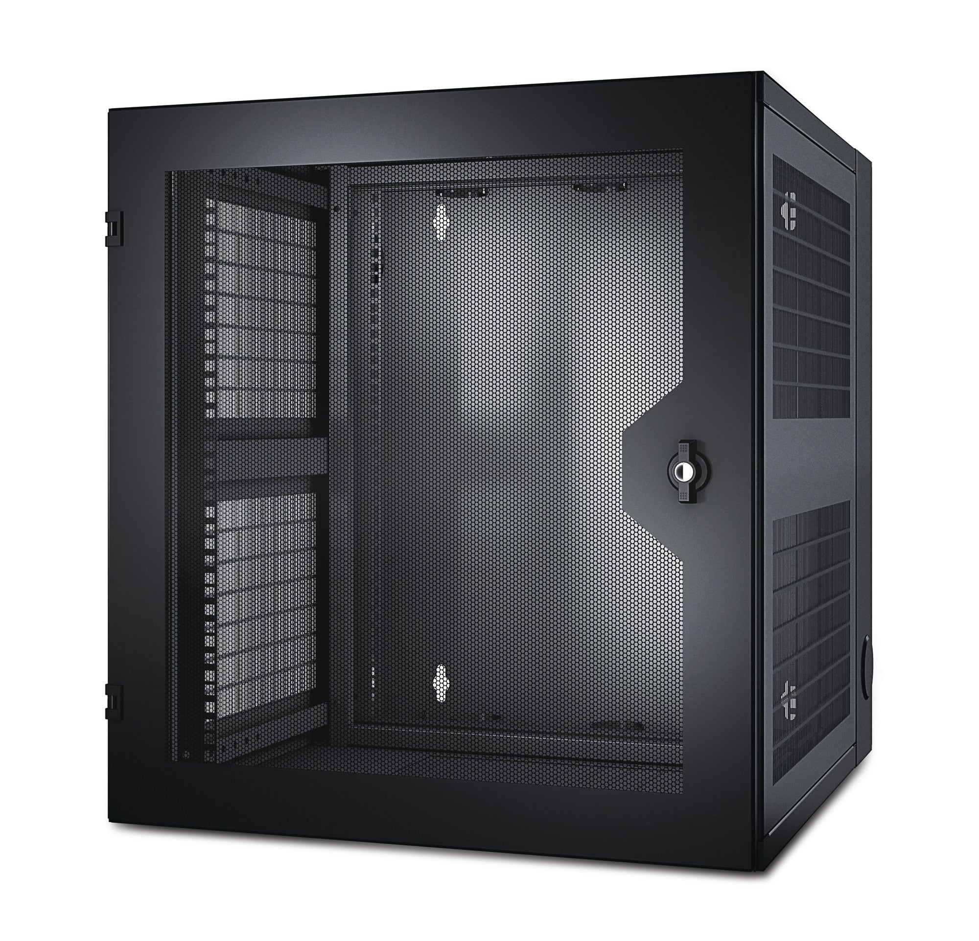 APC by Schneider Electric AR100HD APC NetShelter 13U Wallmount Rack Cabinet Vented Door Double Hinged Server Depth