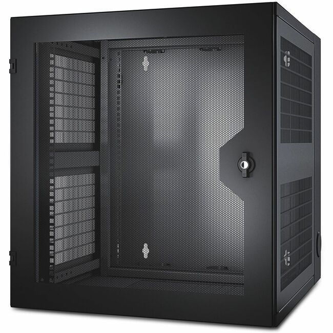 APC by Schneider Electric AR100HD APC NetShelter 13U Wallmount Rack Cabinet Vented Door Double Hinged Server Depth