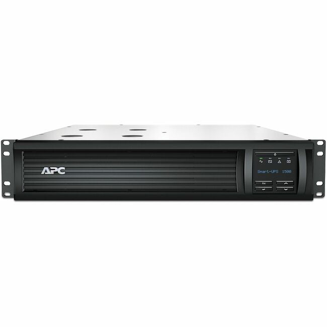 APC by Schneider Electric SMT1500RM2UC APC Smart-UPS, Line Interactive, 1500VA, Rackmount 2U, 120V, 6x NEMA 5-15R outlets, SmartConnect Port+SmartSlot, AVR, LCD