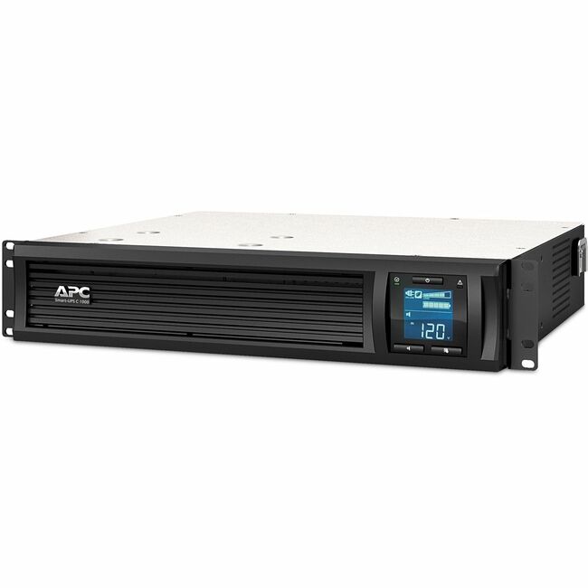 APC by Schneider Electric SMC1000-2UC APC Smart-UPS C, Line Interactive, 1000VA, Rackmount 2U, 120V, 6x NEMA 5-15R outlets, SmartConnect port, USB and Serial communication, AVR,Graphic LCD