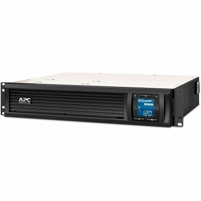 APC by Schneider Electric SMC1500-2UC APC Smart-UPS C, Line Interactive, 1440VA, Rackmount 2U, 120V, 6x NEMA 5-15R outlets, SmartConnect port, USB and Serial communication, AVR,Graphic LCD