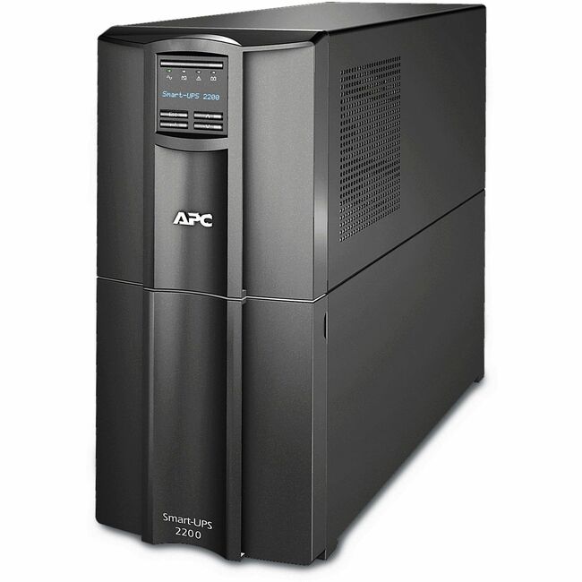 APC by Schneider Electric SMT2200C APC Smart-UPS, Interactivo de línea, 2200VA, Torre, 120V, 8x NEMA 5-15R+2x NEMA 5-20R outlets, Puerto SmartConnect+SmartSlot, AVR, LCD