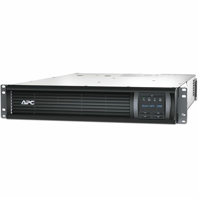 APC by Schneider Electric SMT2200RM2UC APC Smart-UPS, Line Interactive, 2200VA, Rackmount 2U, 120V, 6x NEMA 5-15R+2x NEMA 5-20R outlets, SmartConnect Port+SmartSlot, AVR, LCD