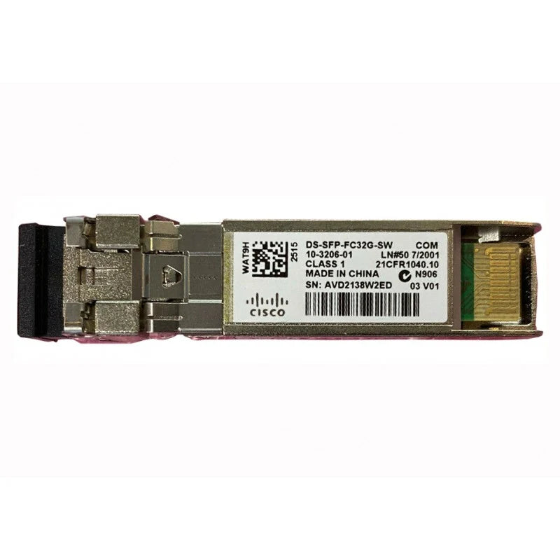 Cisco DS-SFP-FC32G-SW= 32 Gbps Fibre Channel SW SFP+, LC, Repuesto