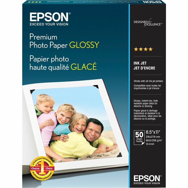 Epson S041667 Papel para Impresora de Inyección de Tinta Epson Premium Photo Glossy