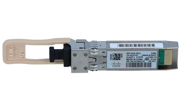 Cisco SFP-25G-SR-S= Módulo Cisco 25GBase-SR SFP28 para MMF