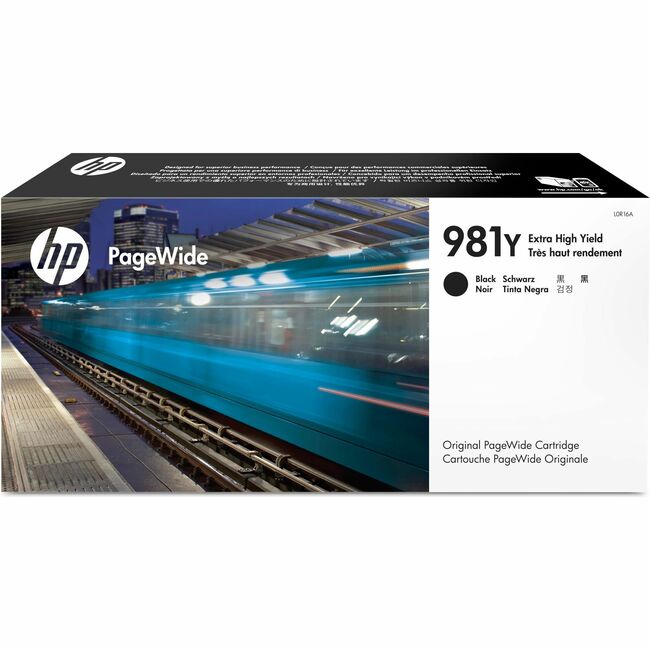 HP I L0R16A HP 981Y (L0R16A) Cartucho de Tinta Original Page Wide de Rendimiento Extra Alto - Negro - 1 Unidad