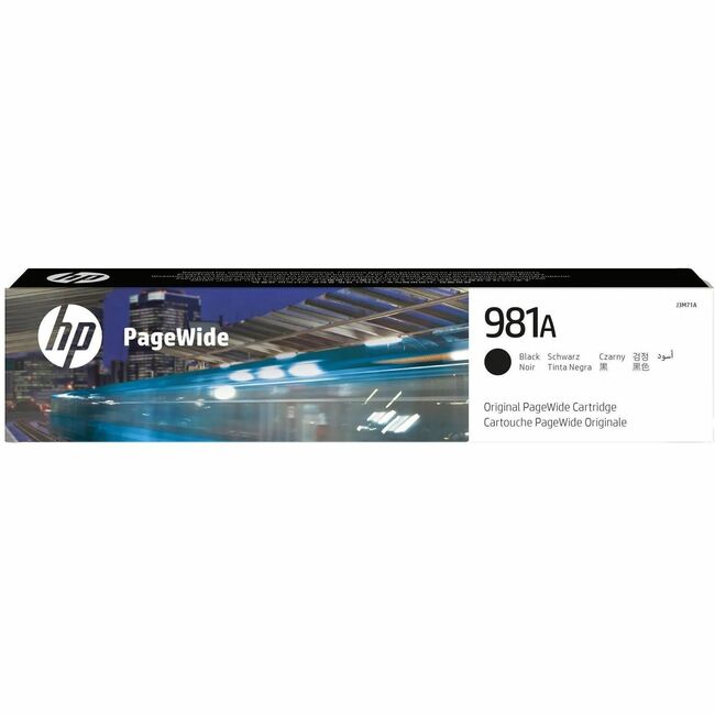 HP I J3M71A HP 981A (J3M71A) Cartucho de Tinta Original PageWide - Paquete Simple - Negro - 1 Unidad