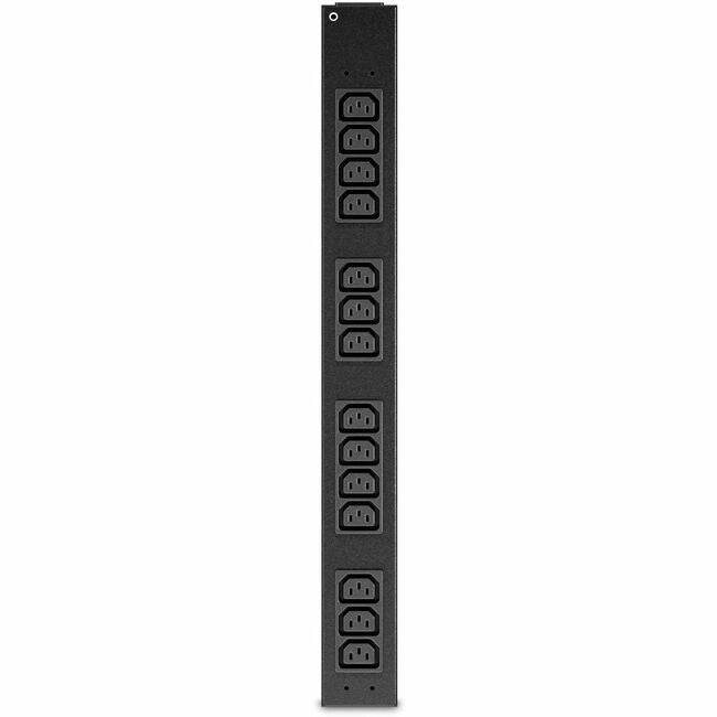APC by Schneider Electric AP6003A APC NetShelter Basic Rack PDU, Half Height, 100-240V/20A, 220-240V/16A, 14 C13 outlet