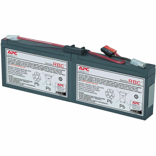 APC by Schneider Electric RBC18 Cartucho de Batería de Reemplazo APC 18 con Garantía de 2 Años