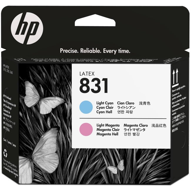 HP I CZ679A HP 831 Cabezal de impresión original de inyección de tinta - Paquete de Cian claro, Magenta claro
