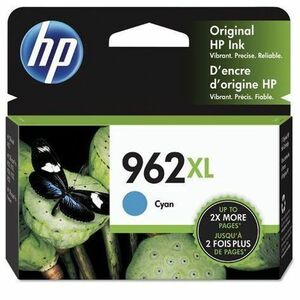 HP I 3JA00AN#140 Cartucho de Tinta Inkjet Original HP 962XL de Alto Rendimiento - Cian - 1 Pieza