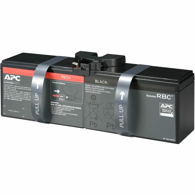 APC by Schneider Electric APCRBC161 Cartucho de batería de reemplazo APC para Back-UPS Pro, batería de plomo-ácido de 24V 9Ah, garantía de reparación o reemplazo de 2 años