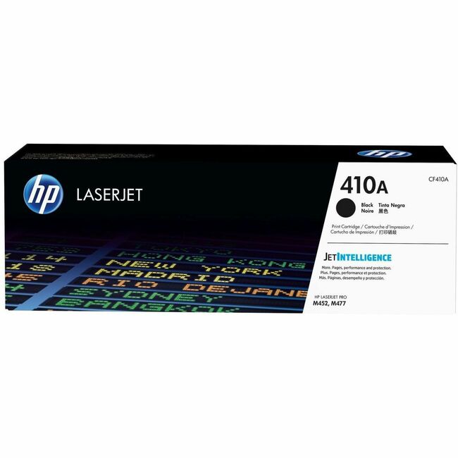 HP I CF410AQ HP 410A Cartucho de Tóner Láser Original - Paquete Combo - Negro, Cian, Magenta, Amarillo - 4 / Cartón