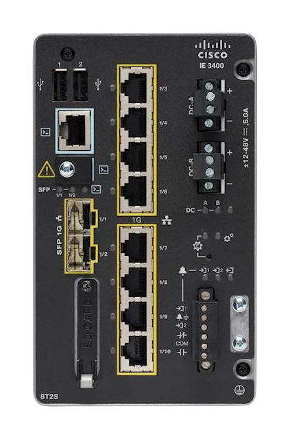 Cisco IE-3400-8T2S-E Switch Ethernet Cisco Catalyst IE-3400-8T2S