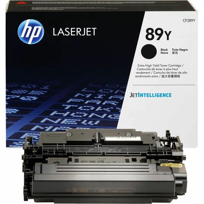 HP I CF289Y HP 89Y (CF289Y) Cartucho de Tóner Láser Original de Rendimiento Extra Alto - Negro - 1 Pieza