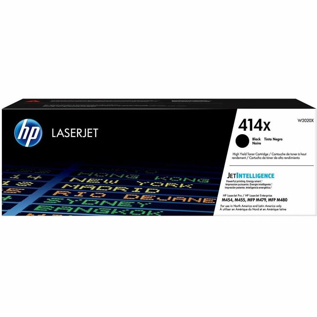 HP I W2020X HP 414X (W2020X) Cartucho de Tóner Láser Original de Alto Rendimiento - Negro - 1 Pieza