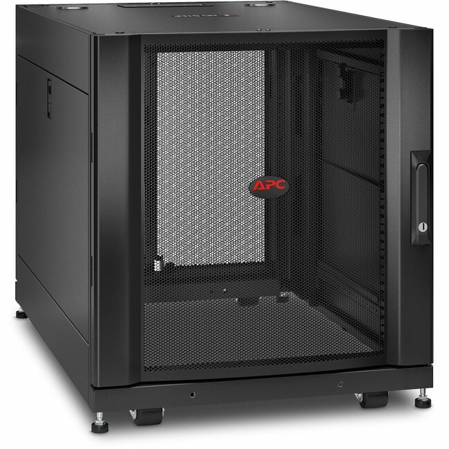 APC by Schneider Electric AR3003 APC NetShelter SX, Gabinete Rack para Servidor, 12U, Negro, 658H x 600W x 900D mm [TAA]