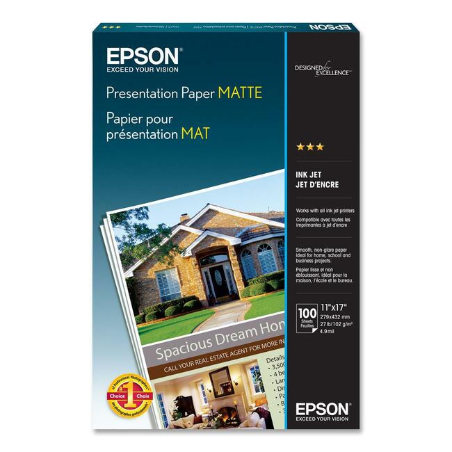 Epson S041070 Papel para Presentaciones de Inyección de Tinta Mate Epson