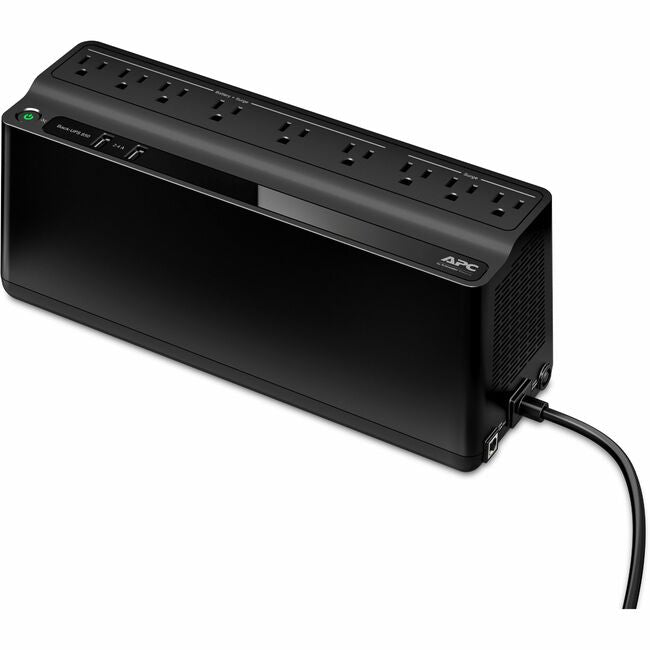 APC by Schneider Electric BE850G2 APC Back-UPS 850VA, 120V, 2 puertos de carga USB, 9 salidas NEMA (3 protección contra picos)