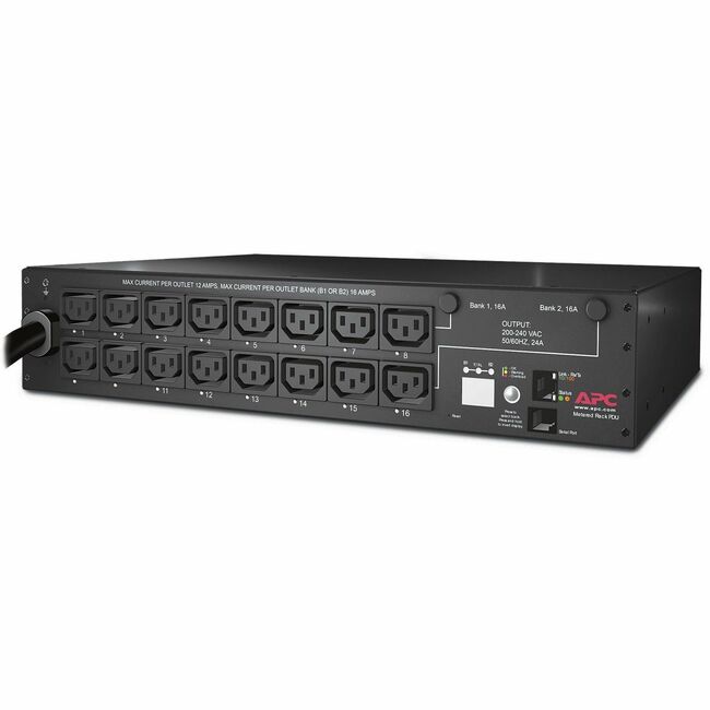 APC by Schneider Electric AP7911B APC NetShelter Switched Rack PDU, 2U, 30A, 208V, 16 C13 outlet