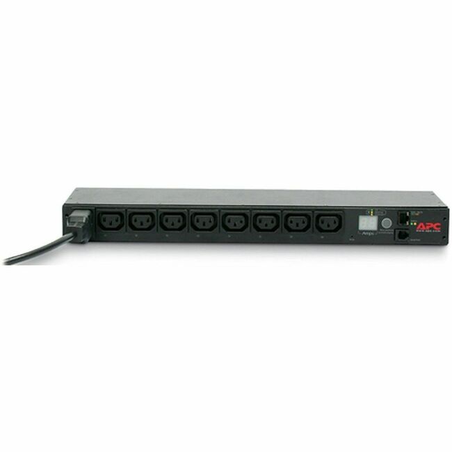 APC by Schneider Electric AP7921B APC NetShelter Switched Rack PDU, 1U, 1PH, 3.7kW 230V 16A o 3.3kW 208V 16A, 8 salidas C13, cable C20