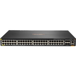 HPE Aruba JL661A Switch 6300M de 48 puertos, 1 GbE, clase 4, PoE y SFP56 de 4 puertos, 48 puertos, administrable, compatible con 3 capas, modular, 4 ranuras SFP, par trenzado, fibra óptica, 1U de alto, montaje en rack