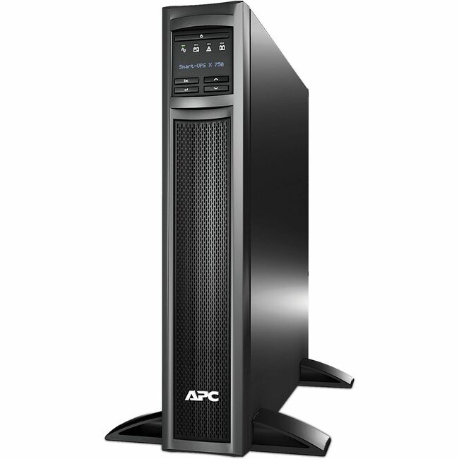 APC by Schneider Electric SMX750C APC Smart-UPS X, Line Interactive, 750VA, Rack/tower convertible 2U, 120V, 8x 5-15R NEMA, SmartConnect port, Extended runtime