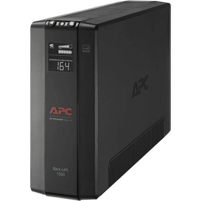 APC by Schneider Electric BX1500M APC Back-UPS Pro, 1500VA/900W ,Tower, 120V, 10 NEMA 5-15R outlets, AVR, LCD