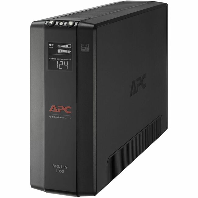 APC by Schneider Electric BX1350M APC Back-UPS 1350, Torre Compacta, 1350VA, 120V, AVR, LCD, 10 tomas NEMA (5 protegidas)