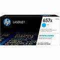 HP I CF471X HP 657X (CF471X) Cartucho de Tóner Láser Original de Alto Rendimiento - Cian - 1 Pieza