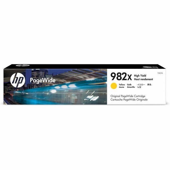 HP I T0B29A HP 982X (T0B29A) Cartucho de Tinta Original de Alto Rendimiento Page Wide - Amarillo - 1 Pieza