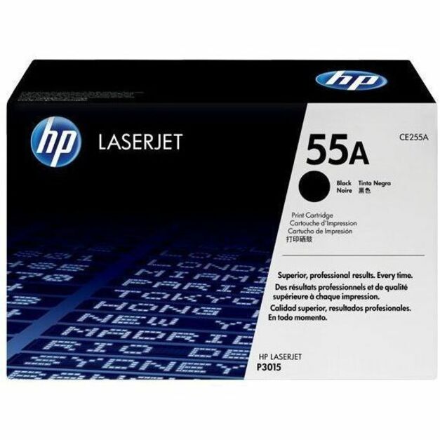 HP I CE255A Cartucho de Tóner Láser Original HP 55A - Negro - 1 Pieza