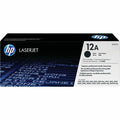 HP I Q2612A HP 12A (Q2612A) Cartucho de Tóner Láser Original de Rendimiento Estándar - Paquete Individual - Negro - 1 Unidad