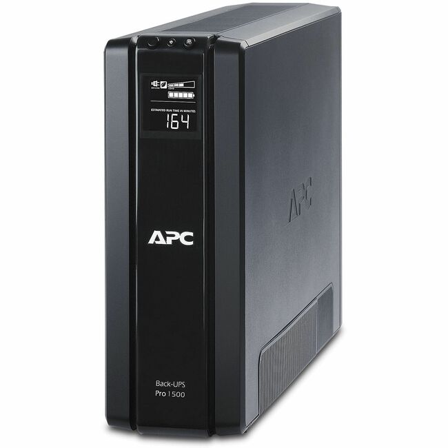 APC by Schneider Electric BR1500G APC Back-UPS Pro, 1500VA/865W, Torre, 120V, 10x NEMA 5-15R outlets, AVR, LCD, Batería Reemplazable por el Usuario