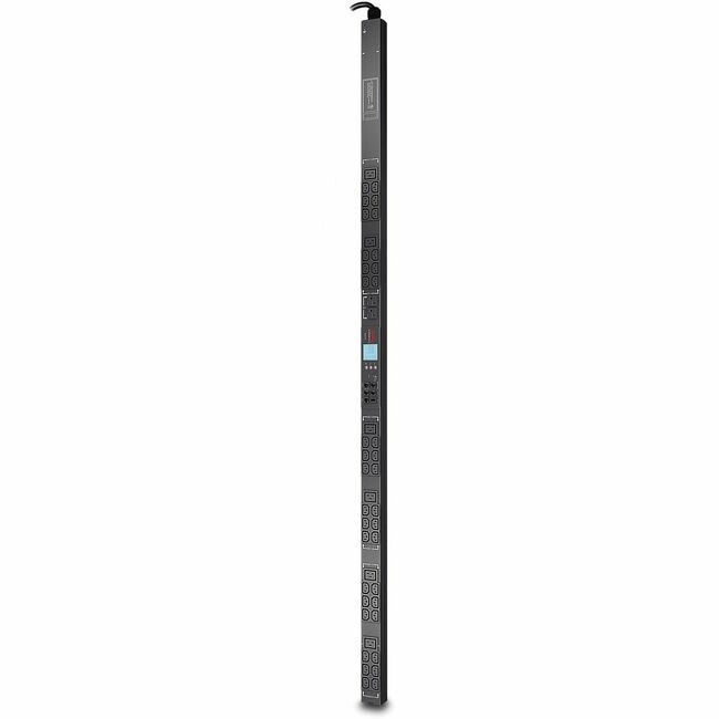 APC by Schneider Electric AP8861 APC NetShelter PDU de Rack Medido, 0U, 5.7kW, 208V, 3 fases 20A, 36 C13, 6 C19, 2 salidas NEMA 5-20R