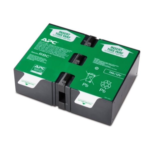 APC by Schneider Electric APCRBC123 Cartucho de Batería de Reemplazo APC para Smart-UPS Line Interactive, batería de plomo-ácido 24V 7Ah, garantía de reparación o reemplazo de 2 años