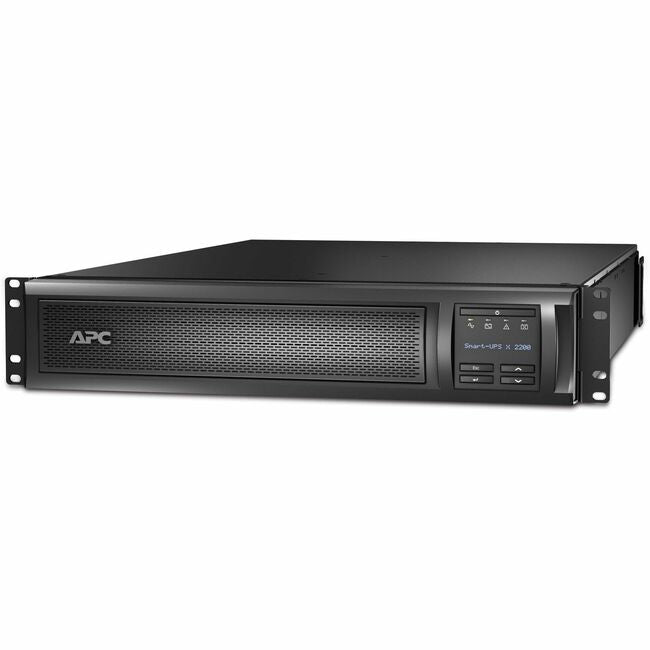 APC by Schneider Electric SMX2200RMLV2U APC Smart-UPS X, Line Interactive, 2200VA, Rack/tower convertible 2U, 100V-127V, 6x 5-15R+2x 5-20R NEMA, SmartSlot, Extended runtime