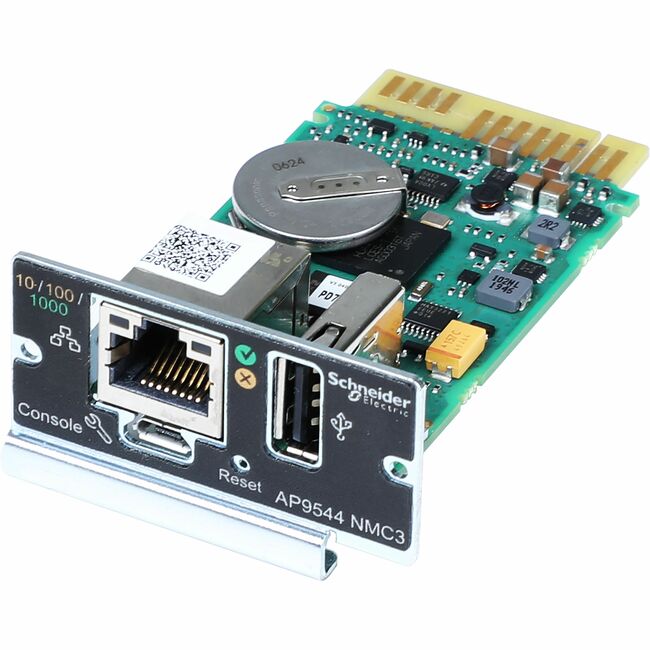 APC by Schneider Electric AP9544 Schneider Electric Dispositivo de monitoreo y gestión, Tarjetas de gestión de red, NMC3 para Easy UPS On-Line, monitoreo y gestión remota segura de UPS