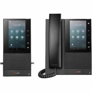 HP 82Z79AA Teléfono IP Poly CCX 505 - Con cable - Con cable/Inalámbrico - Wi-Fi, Bluetooth - De escritorio, Montable en pared - Negro