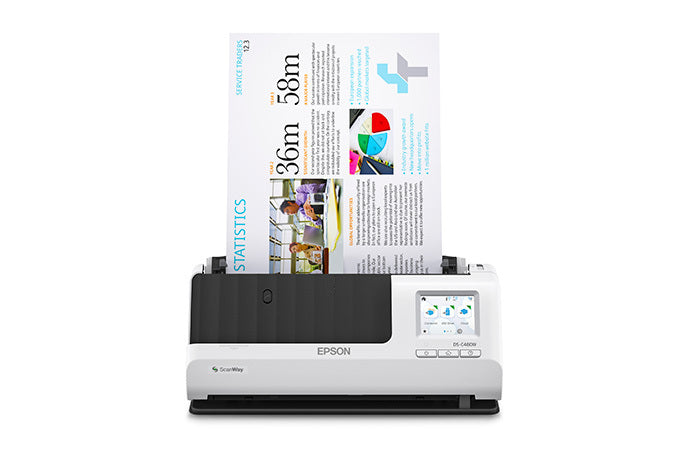 Epson B11B269202 Escáner de alimentación manual Epson DS-C480W - 600 dpi óptico